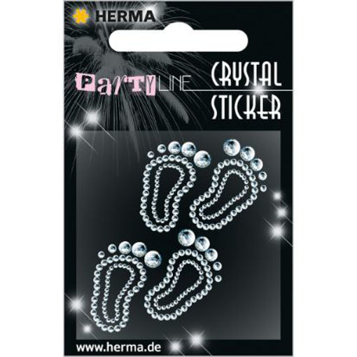 Picture of CRYSTAL STICKERS FOOTPRINTS
